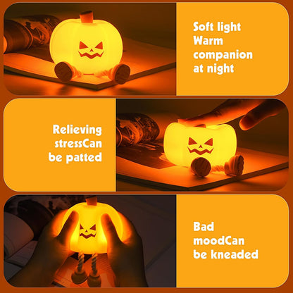 🎃 Halloween pumpkin night light! Cute and soothing✨