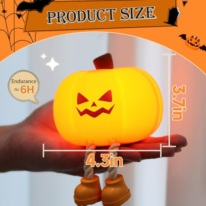 🎃 Halloween pumpkin night light! Cute and soothing✨